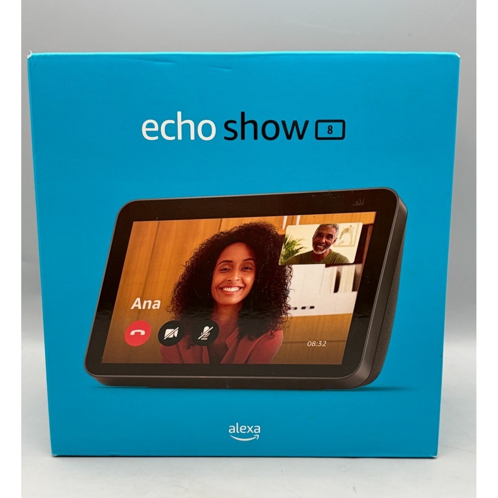 Amazon Echo Show 8  Smart Display (2nd Gen) - Black - Sealed
